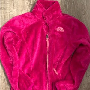 Northface Girls super soft coat. Medium 10/12